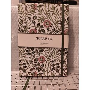 Morris & Co Embroidered Notebook 200 Ruled Pages 80g Paper Multicolored "7x 10"